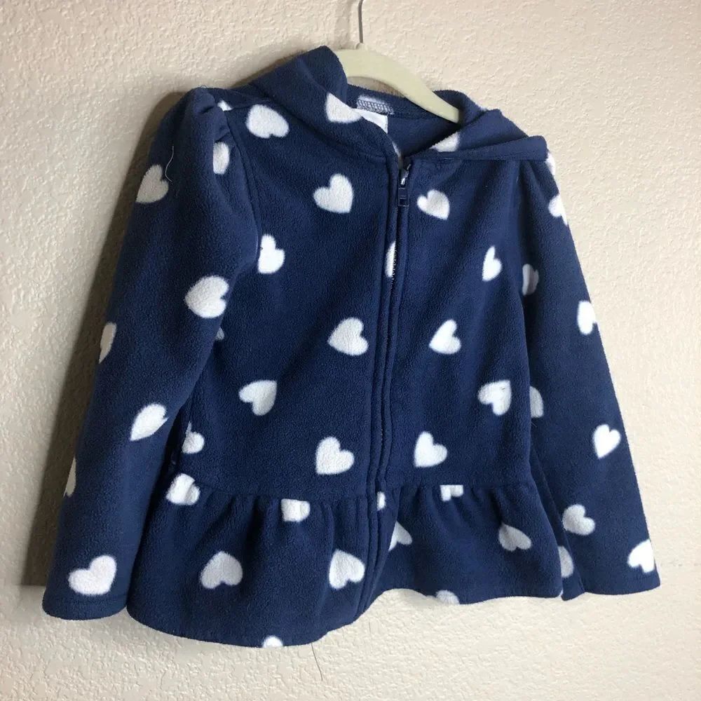 Old Navy Hooded Fleece Full Zip Sweater 4T